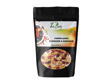 Cornflakes s ovocem a kokosem 200g